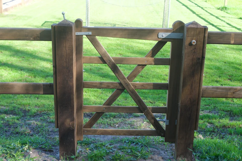 Englisches Tor Dark-Brown Komplettset – Einzeltor