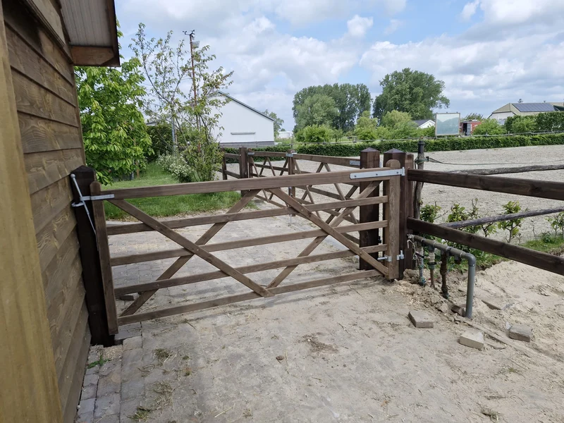 Englisches Tor Dark-Brown Komplettset – Einzeltor