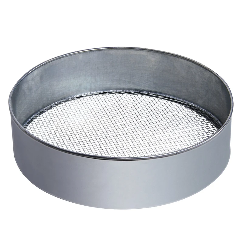 bellissa Metallrandsieb mit Wechselgitter verz. Ø 39 cm Maschenweite 6 + 12 mm