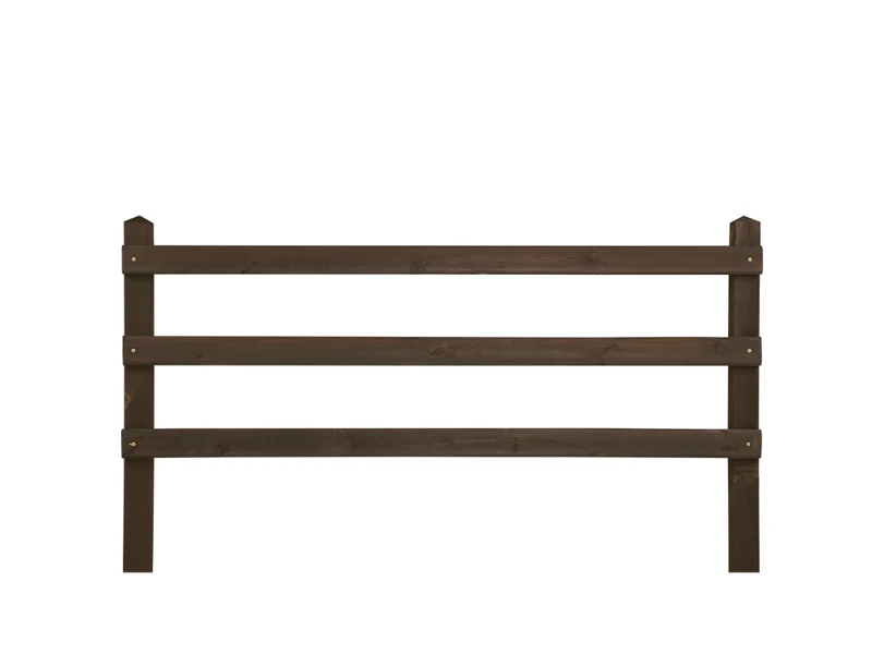 Reitplatz Zaun Lord Dark-Brown - Mit 3 Riegel