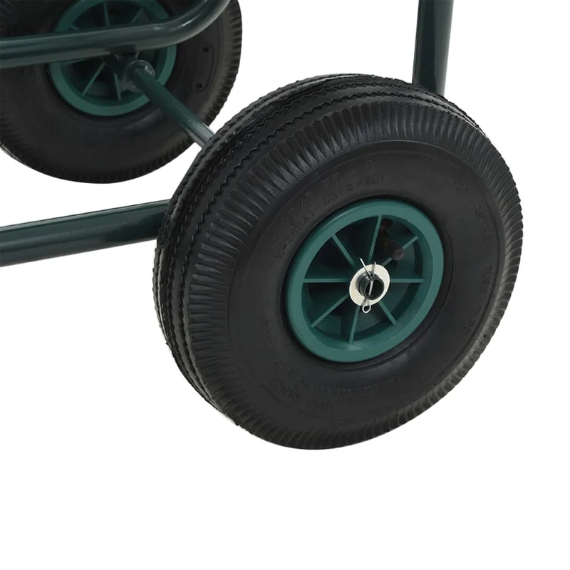 Schlauchwagen 1/2" Anschluss Schlauchaufroller 75 m Stahl Gartenschlauchwagen