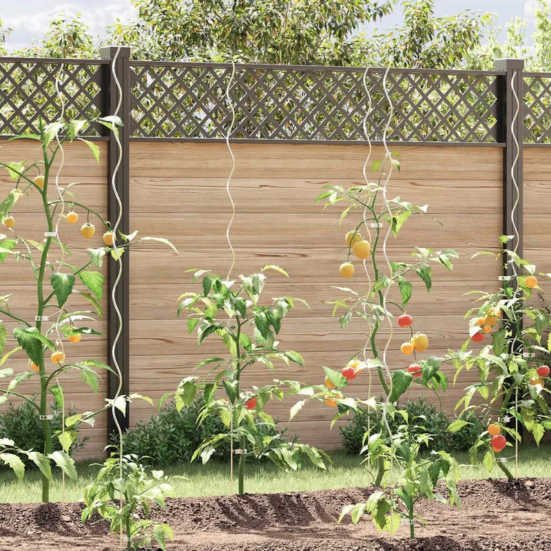 Tomaten Spiralstäbe 50 Stk. 170 cm Verzinkter Stahl 6 mm Pflanzstäbe Rankhilfe