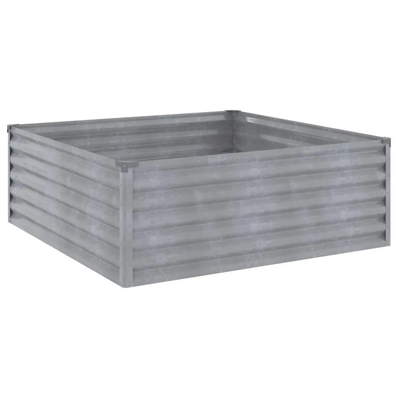 Hochbeet 100x100x36 cm Cortenstahl rostig Pflanzbeet Pflanzkasten