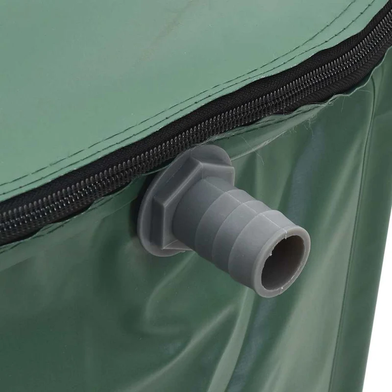 Wasserspeicher Regentonne faltbar Wassertank 750L 100 x 100 cm PVC grün