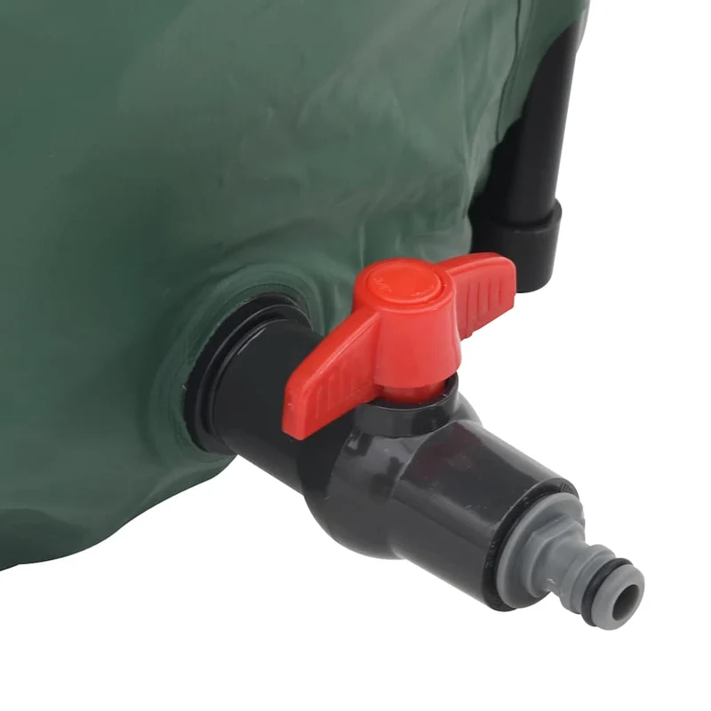 Wasserspeicher Regentonne faltbar Wassertank 750L 100 x 100 cm PVC grün