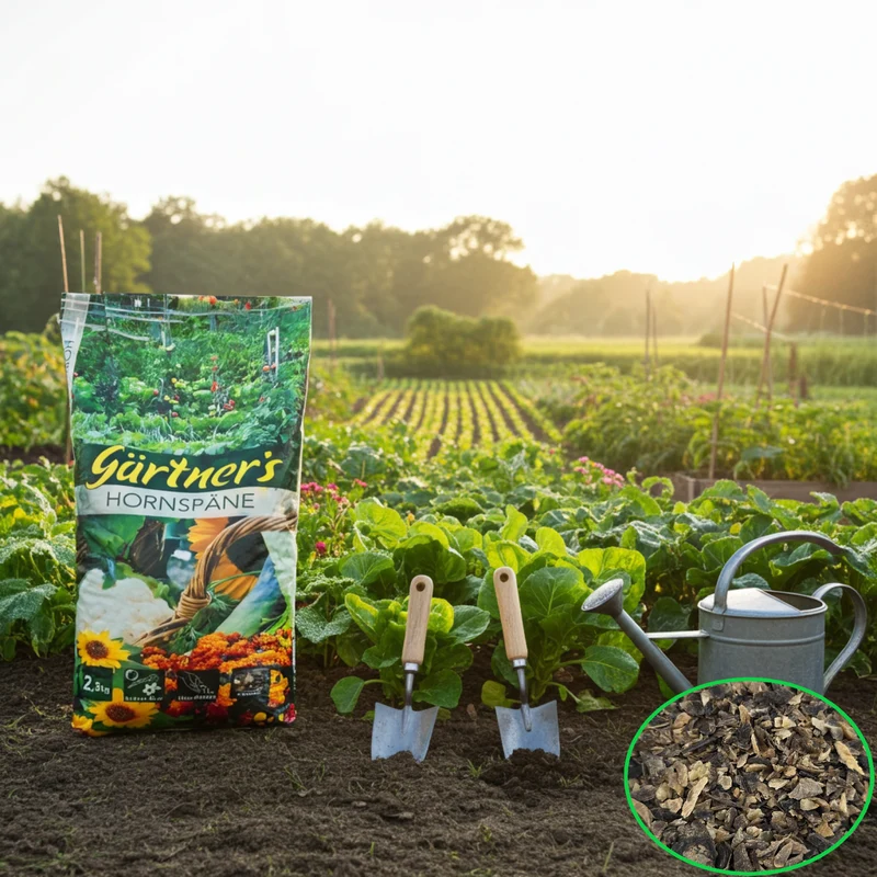 Gaertner's Hornspäne 2,5 kg organischer Naturdünger Stickstoffdünger Gemüse Blumen