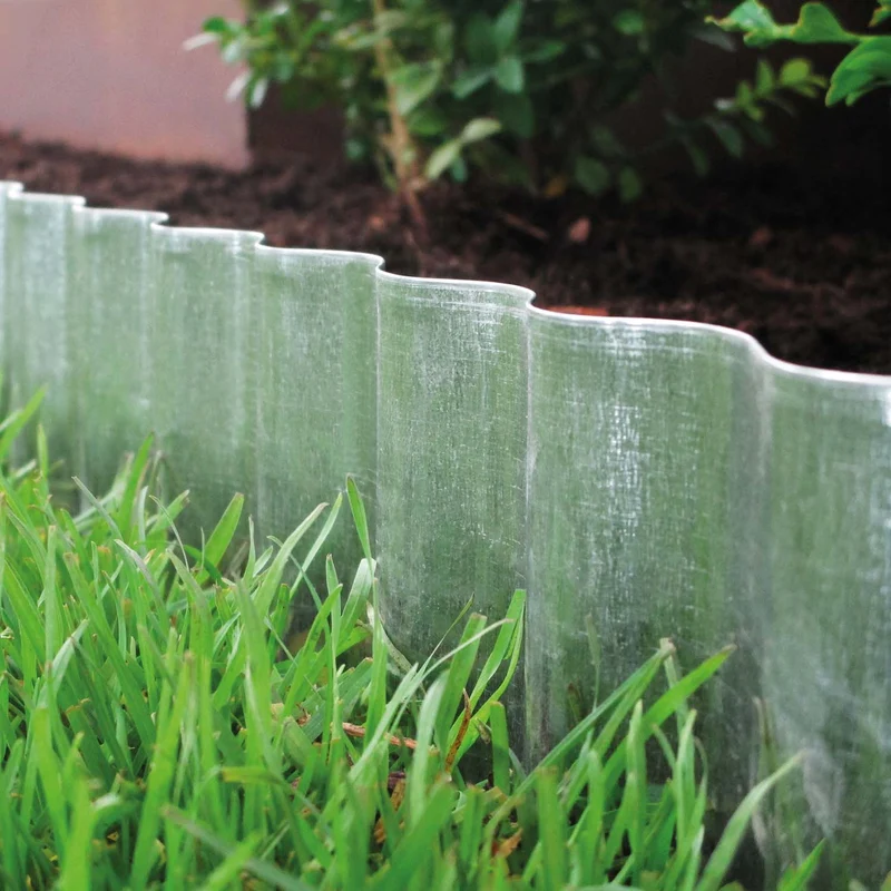 bellissa Rasenkantenband Welle verzinkt 500x20 cm