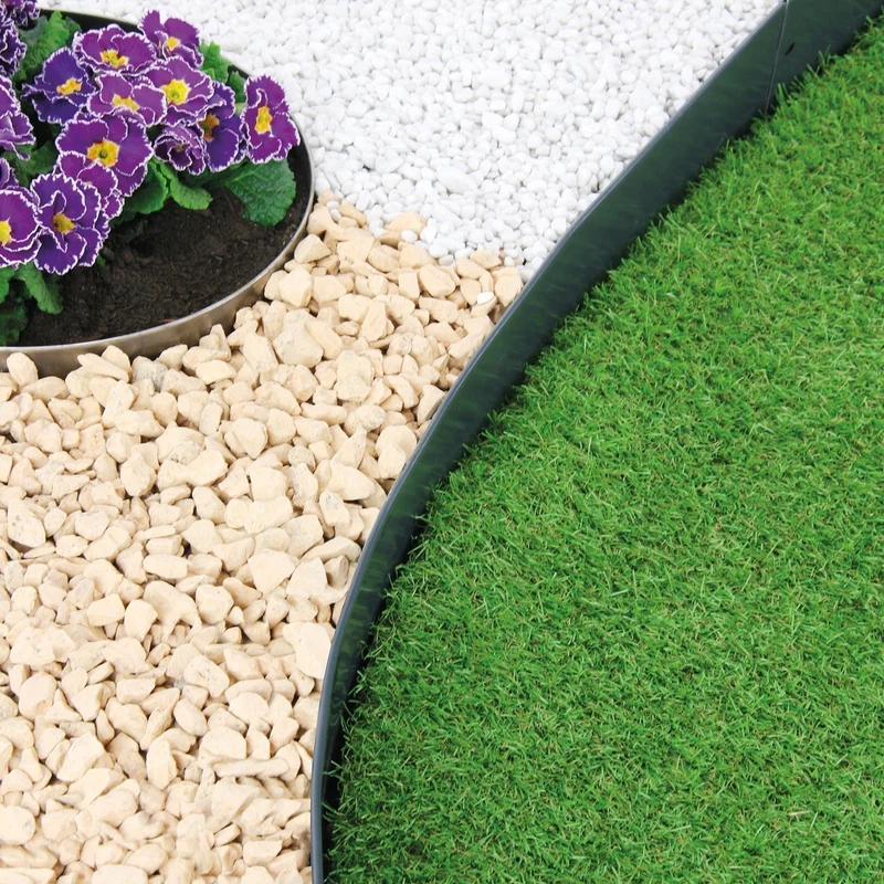 bellissa Rasenkante serra anthrazit pulverbeschichtet 103x12 cm, Nutzlänge 100cm