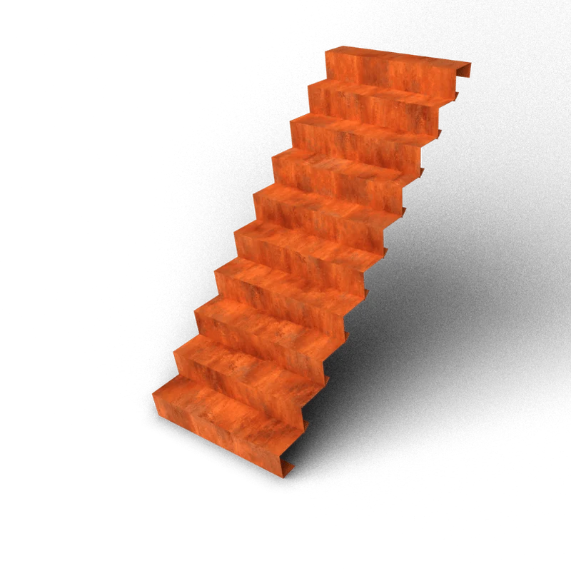 Treppe Redway Cortenstahl