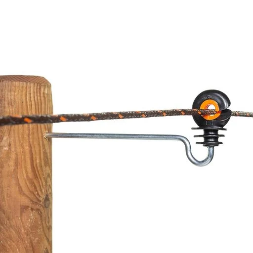 XDI Distanzschraube-Ring-Isolator - Gebogen Holz, 18cm, 10 Stücks