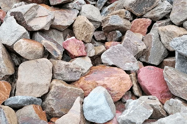 Gabionenstein Bruchstein Terracotta rot-orange 80-120 mm (8-12 cm)
