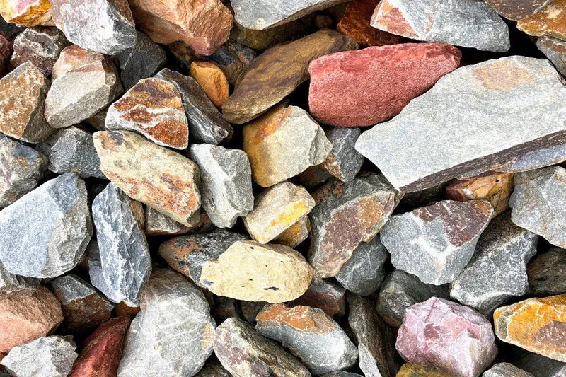 Gabionenstein Bruchstein Terracotta rot-orange 80-120 mm (8-12 cm)