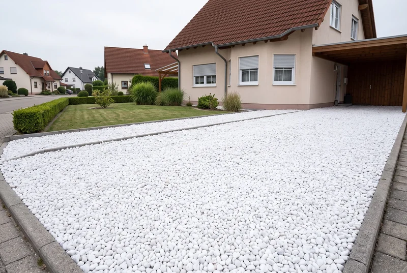 Schneeweiss getrommelt, 8-16 mm