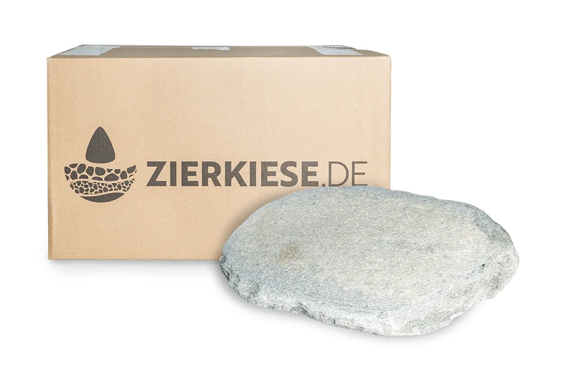 Trittstein Quarzit Antik Step Stone grau