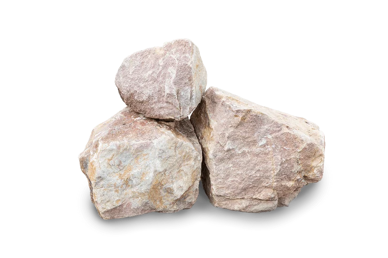 Mauer- und Gestaltungssteine Trockenmauer Bruchstein Terracotta 10-40 cm