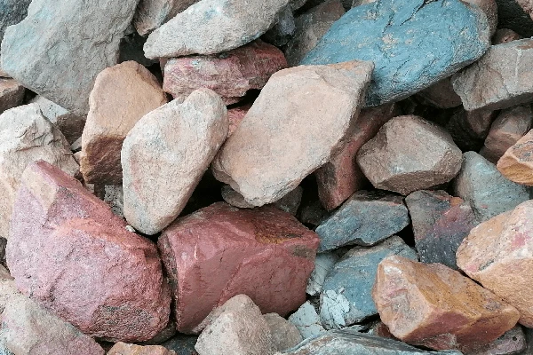 Mauer- und Gestaltungssteine Trockenmauer Bruchstein Terracotta 10-40 cm