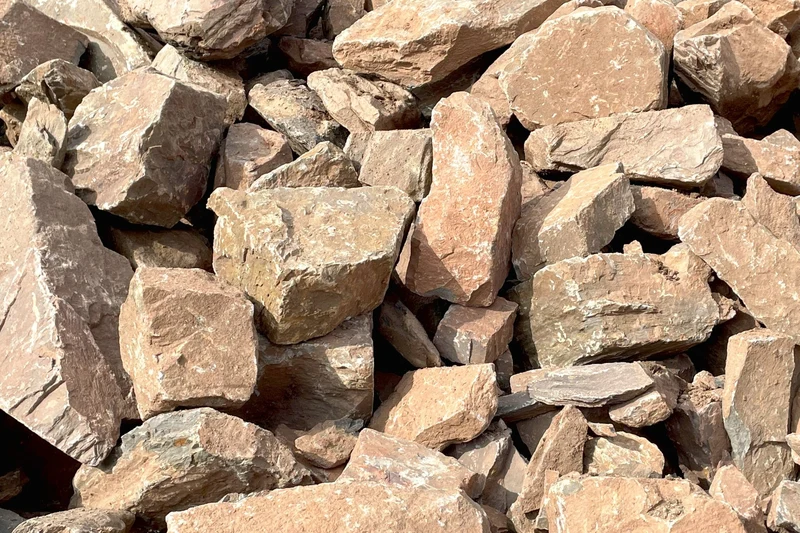 Mauer- und Gestaltungssteine Trockenmauer Bruchstein Grauwacke 10-40 cm