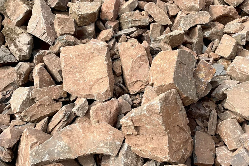 Mauer- und Gestaltungssteine Trockenmauer Bruchstein Grauwacke 10-40 cm