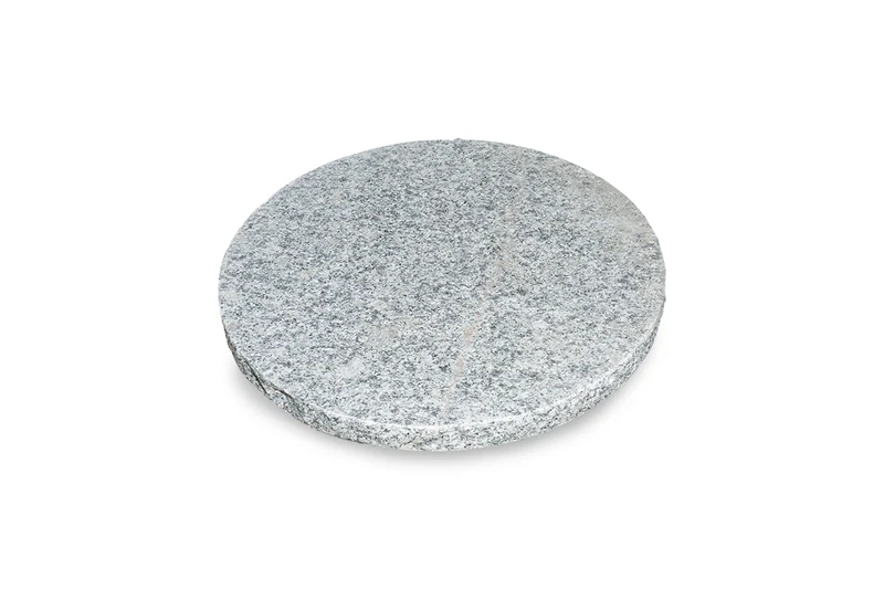 Trittplatte Granit grau rund Step Stone