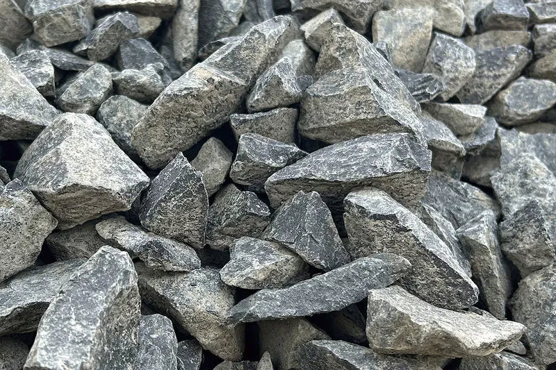 Basaltsplitt schwarz anthrazit