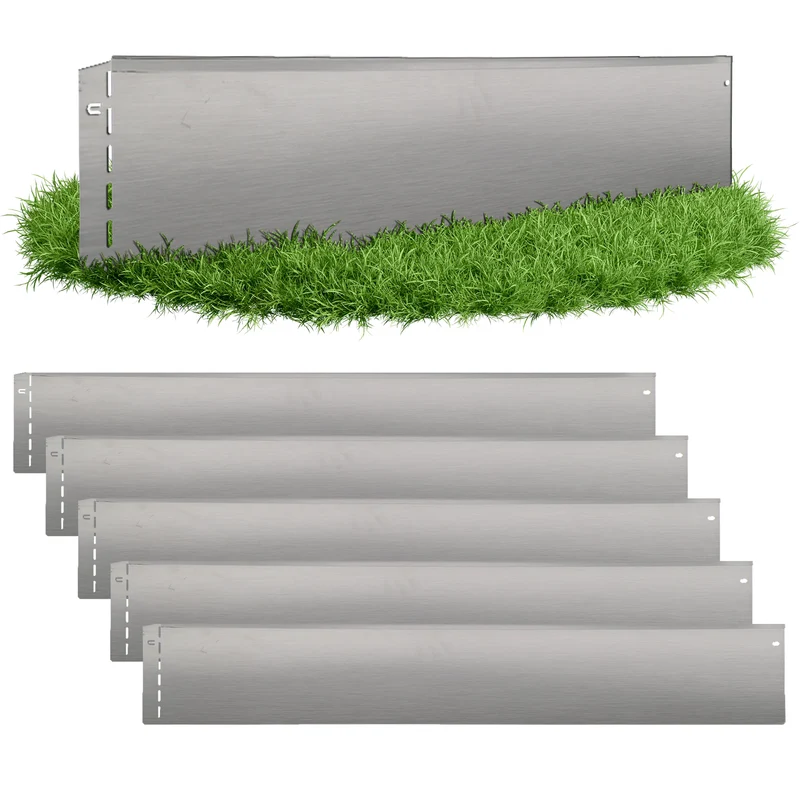 GartenAZ Metall Rasenkante verzinkt 103x13 cm, Nutzlänge 100 cm