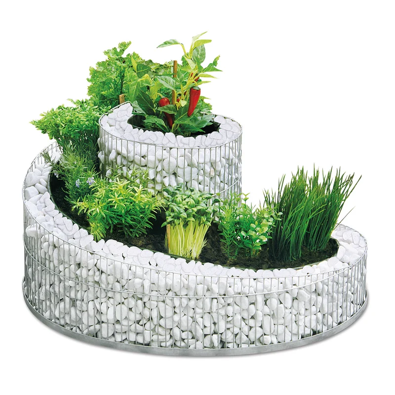 bellissa Kräuterspirale Balkon&Terrasse L57xB42xH29 cm inkl. Trennfolie