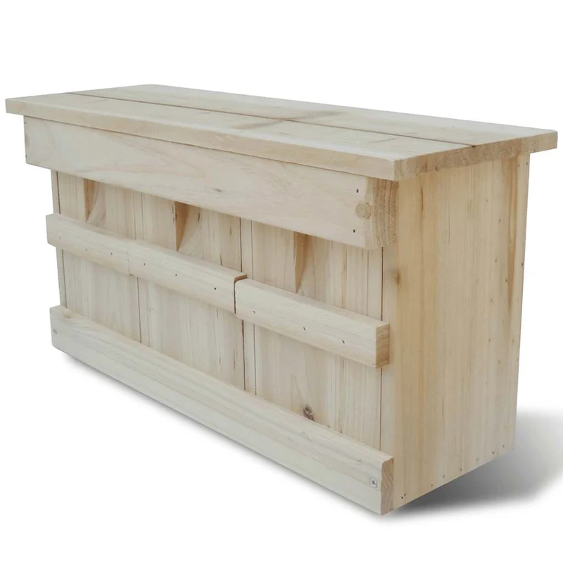 Nistkasten Spatzenhaus 44 x 15,5 x 21,5 cm Holz Vogelhaus Sperling