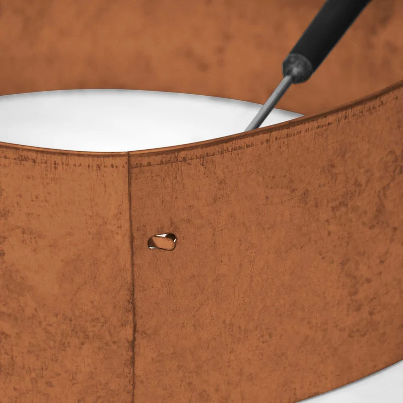 bellissa Rasenkante Kreis Ø40 cm H 13 cm corten