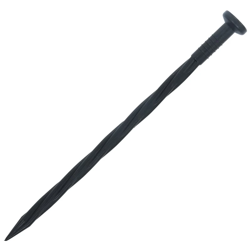 Rasenkante flexibel 30 Nägel 1000 x 5 cm Schwarz 10m Beeteineinfassung