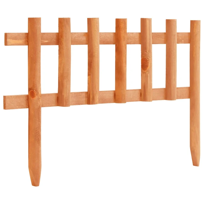 Beeteinfassung Rasenkante 10 Stk. Tannenholz 4,4 m Beetumrandung 44 x 29 cm