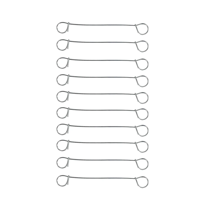 bellissa Turmverbinder (10er Set); L 10 x B 0.1 x H 1 cm, 1 mm verz. Stahl