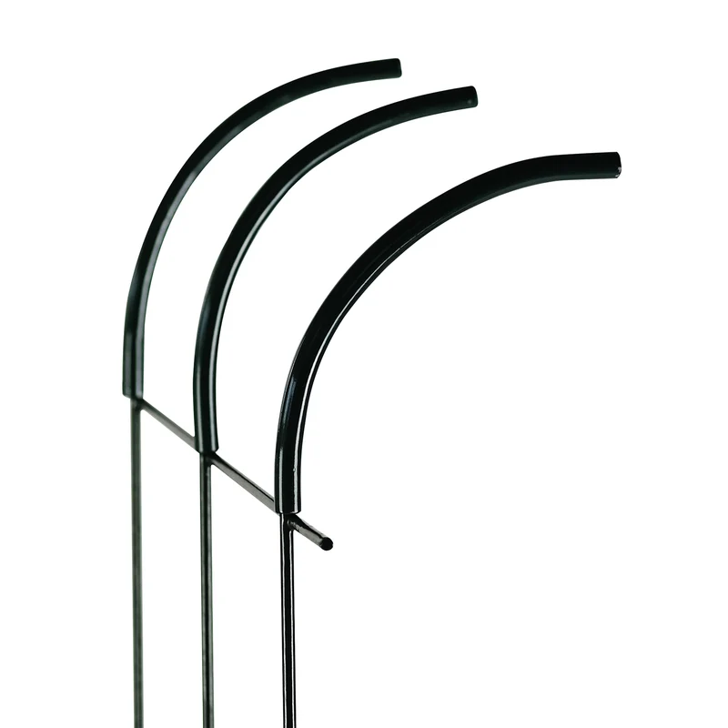bellissa Rankgitter Verbinder Andybell 90° (6er Set); L 13 x B 1 x H 13 cm, Pulver besch., 1.5 mm verz.