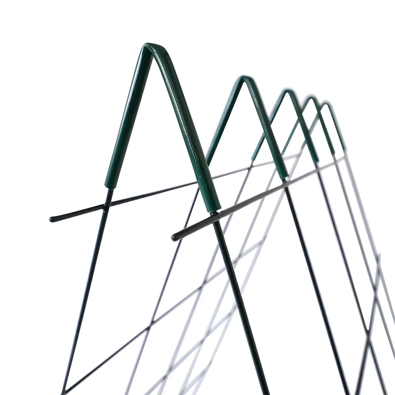bellissa Rankgitter Verbinder Andybell 45° (6er Set); L 11 x B 1 x H 11 cm, Pulver besch., 1.5 mm verz.