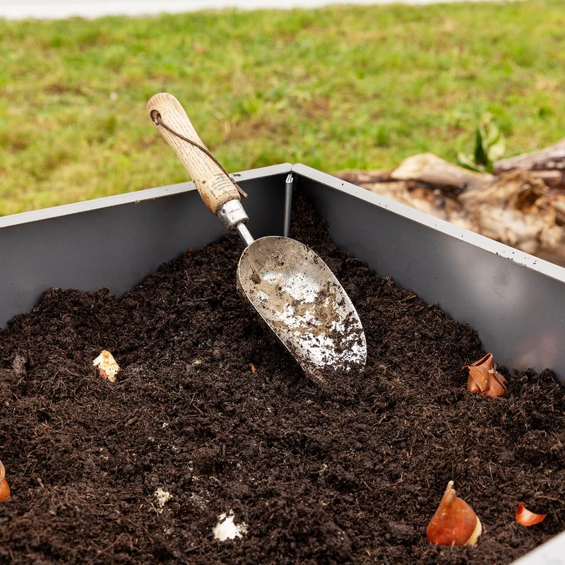 bellissa Vertikalbeet Rahmen S; L 55 x B 55 x H 20 cm, 1.5 mm Corten