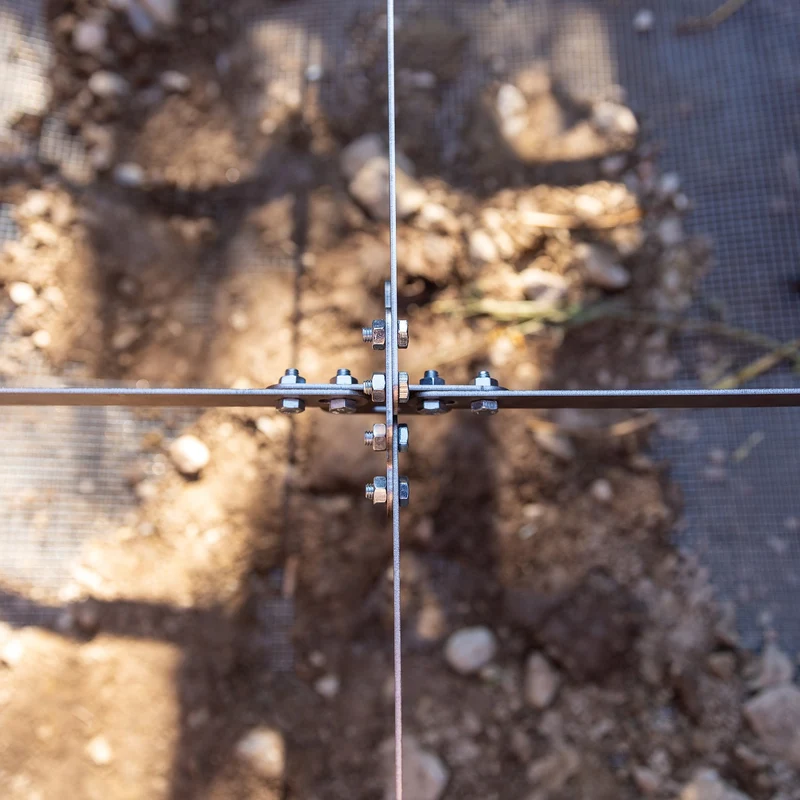 bellissa Verbinderset PANNELLO; L 38 x B 2 x H 0.2 cm, 2 mm Corten blank