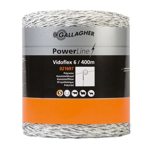 Vidoflex 6 PowerLine - Weiß, 400m