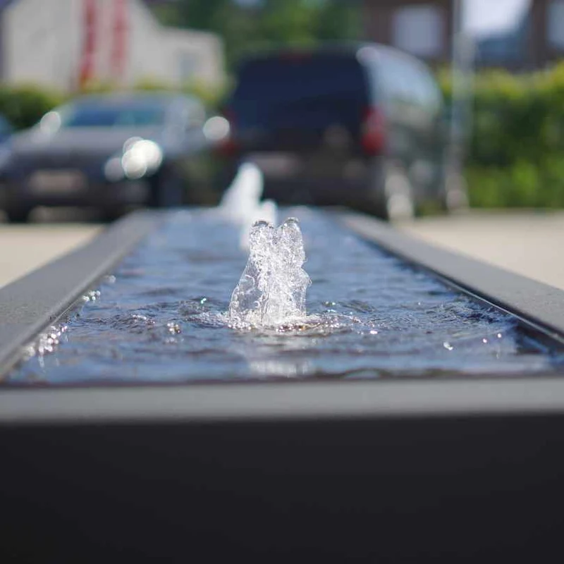 Wassertisch Belmont Aluminium farbig