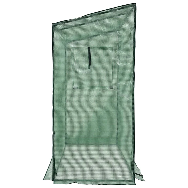 Begehbares Gewächshaus 200 x 80 x 173 cm Foliengewächshaus Rolltür