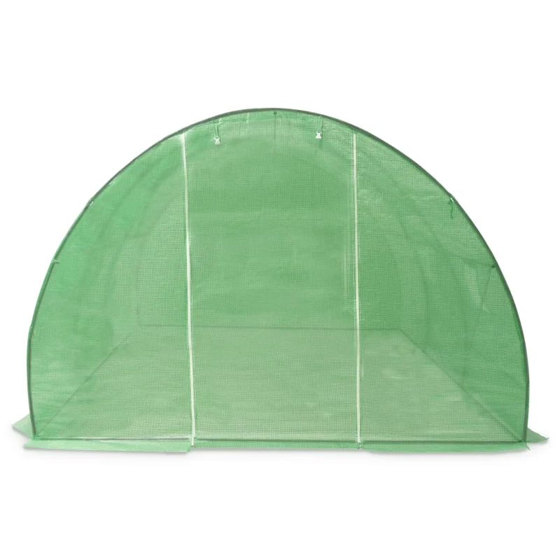 Foliengewächshaus 13,5 m² 450×300×200 cm 6 Fenster PE 140 g/m³ Gartentunnel