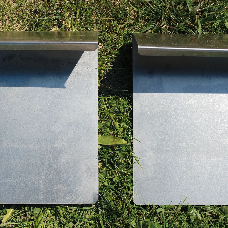 bellissa Schneckenblech Setartikel 100 x 20 cm corten