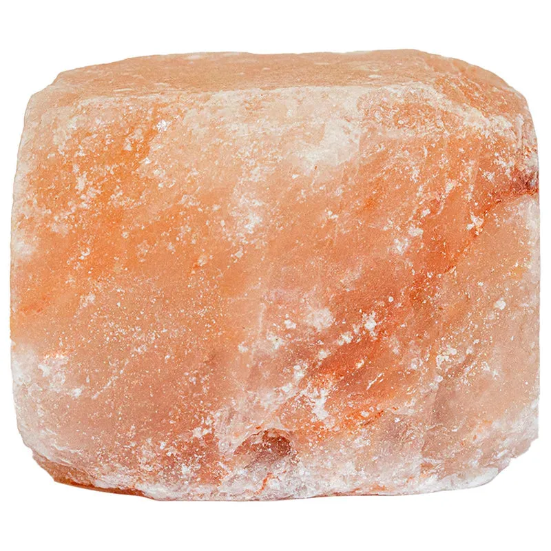 Salzlecksteine 4 Stk Rosa Steinsalz mit Kordel Mineralleckstein ca. 2,3 kg je Stein