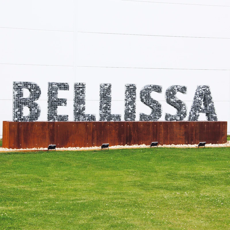 bellissa Buchstabengabione A 100x90x21 cm