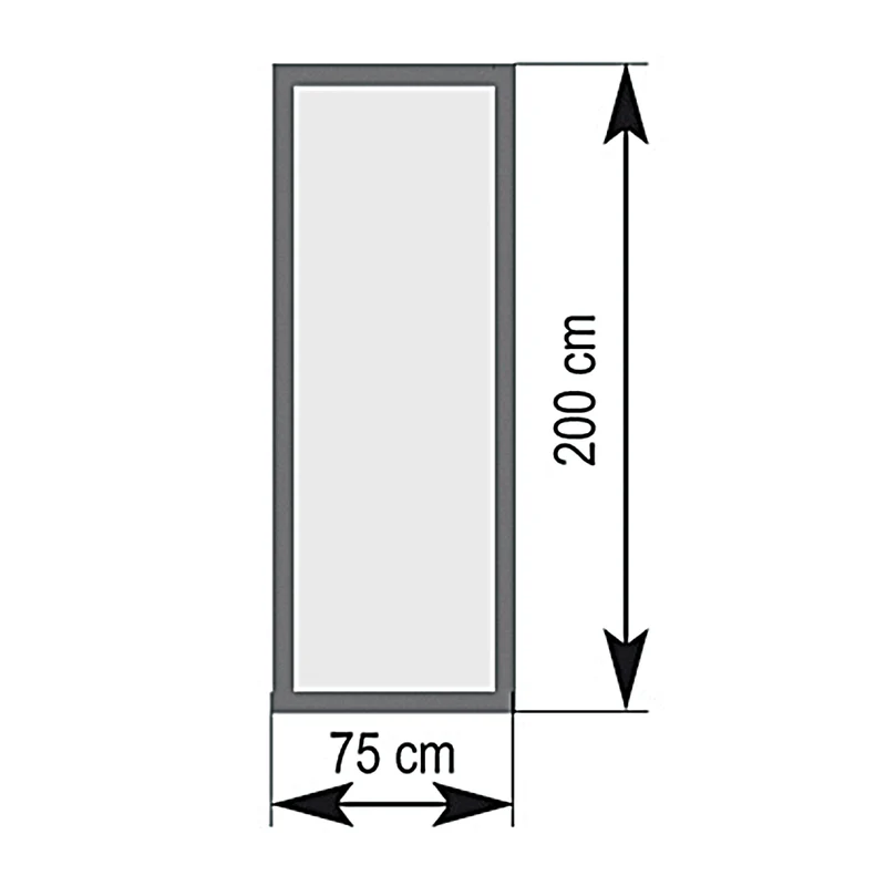 bellissa Hochbeet "premium" eckig inkl. Trennfolie 200x75xH=100 cm