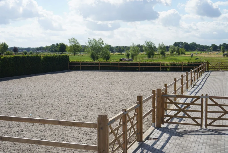 Reitplatz Zaun Economy - Mit 2 Riegel