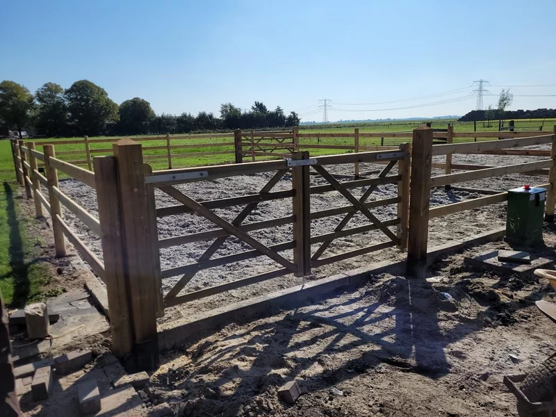 Reitplatz Zaun Economy - Mit 3 Riegel
