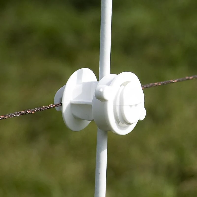 Schraubisolator - Weiß, 10 Stück