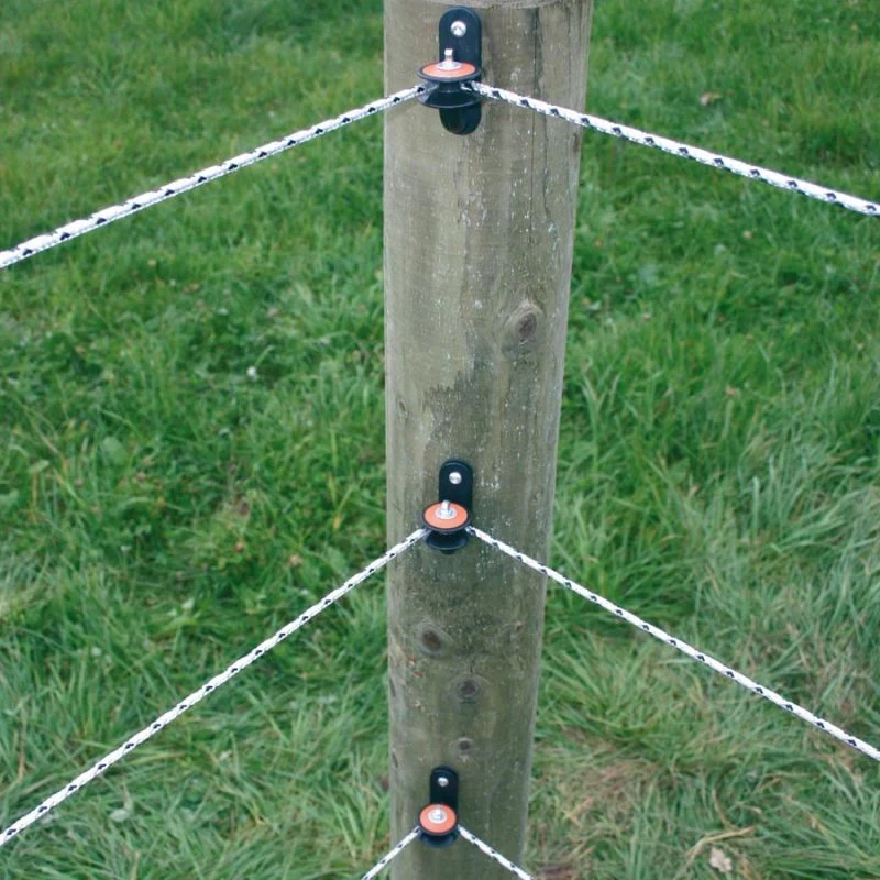 Rolleckisolator für Holzpfosten - 5 Stück