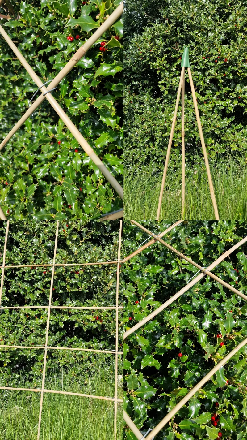 Tonkinstäbe ca. 120 cm Ø 15-17 mm Pflanzstäbe Rankstäbe Bambusstab Stange 20 Stück Braun