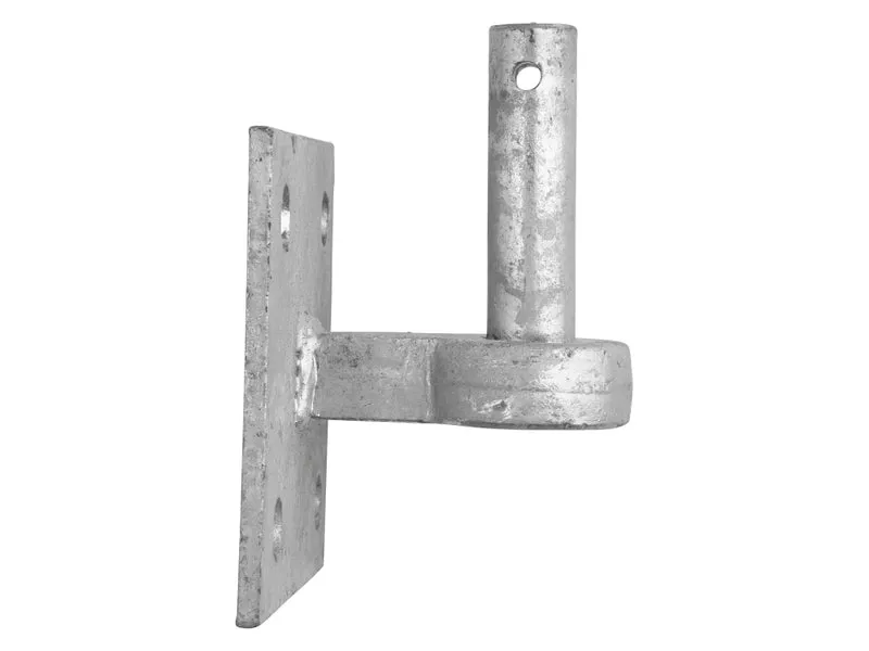Haken an Platte galvanisiert - 10x10cm