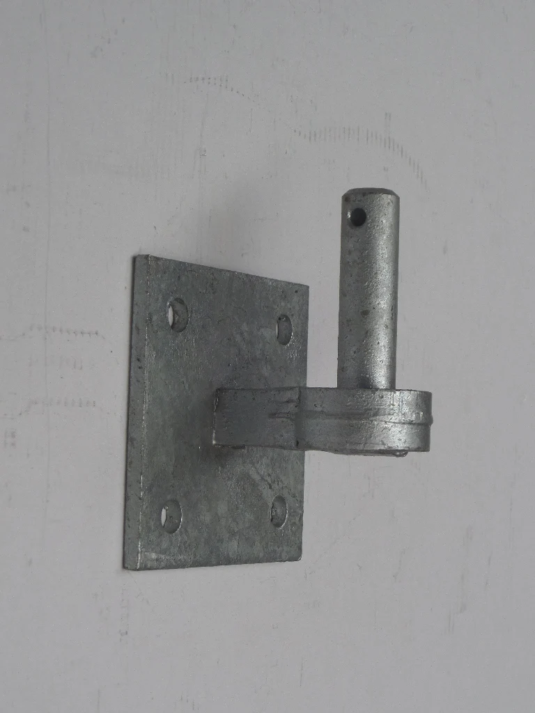 Haken an Platte galvanisiert - 10x10cm